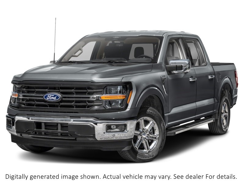 2025 FORD F-150 XLT 4WD SUPERCREW 5.5' BOX Carbonized Grey Metallic  Shot 4